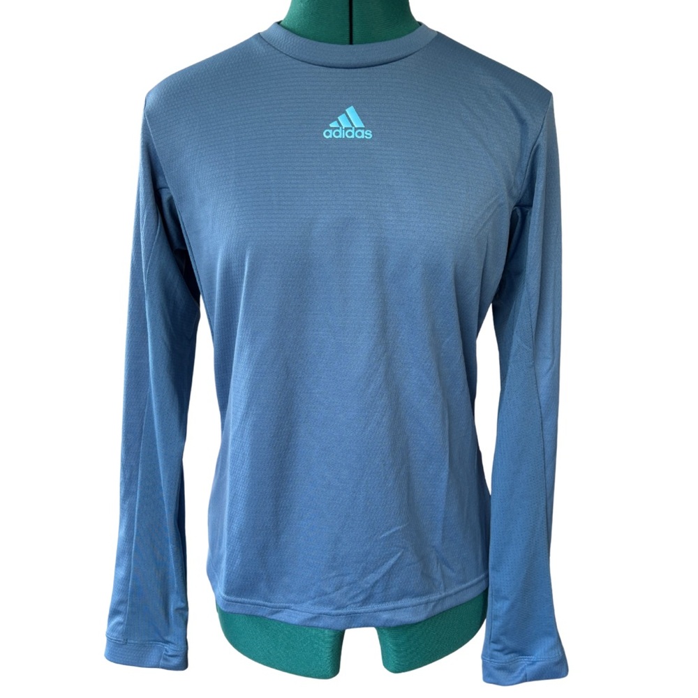 Adidas Women's Long Sleeve Heat.Rdy Freelift Long Sleeve Tee in Blue size M
